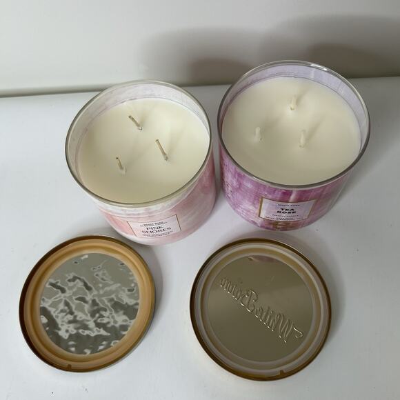Bath & Body Works Large 14.5oz Candle Pink Shores & Tea Rose - Picture 6 of 6